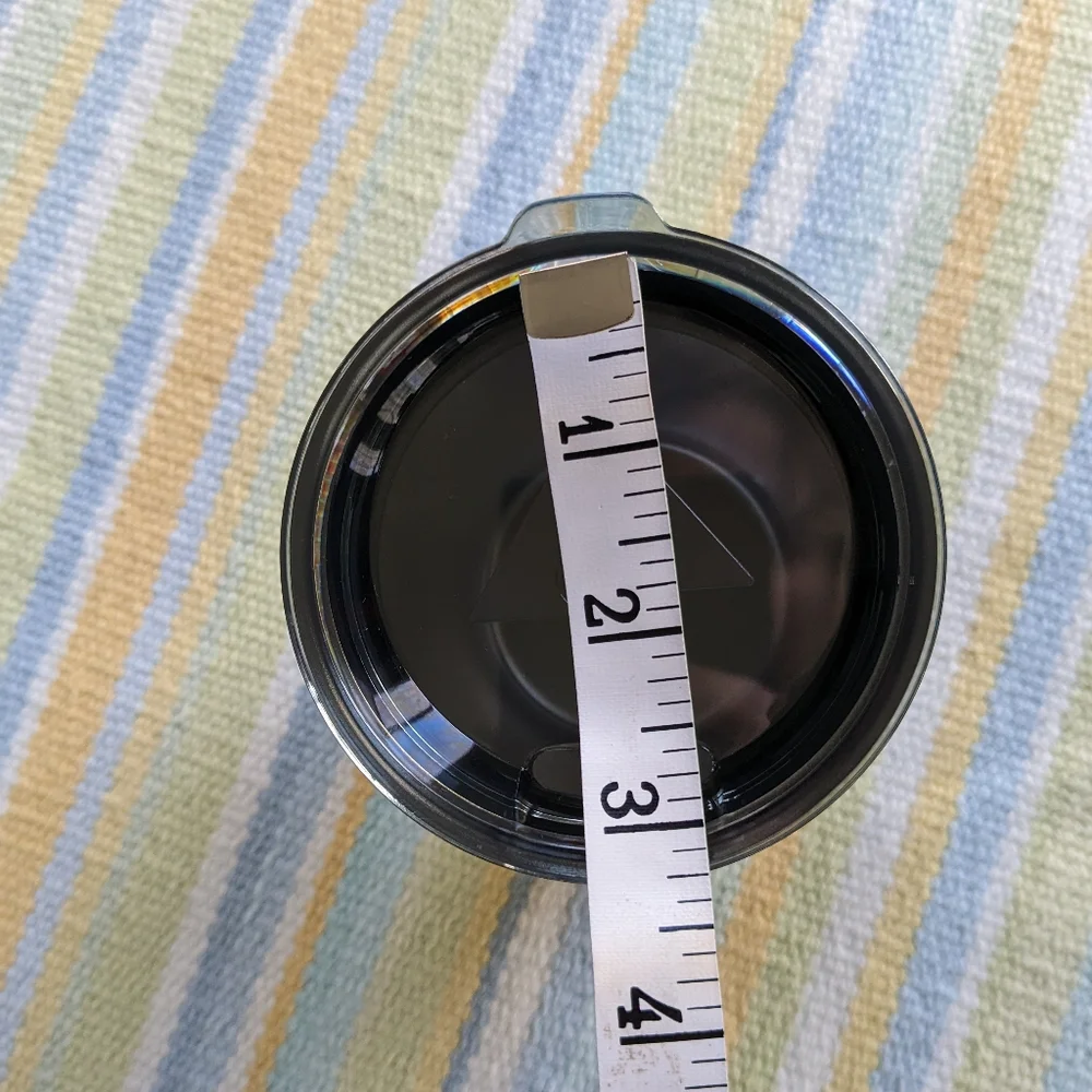 Insulated blue travel tumbler